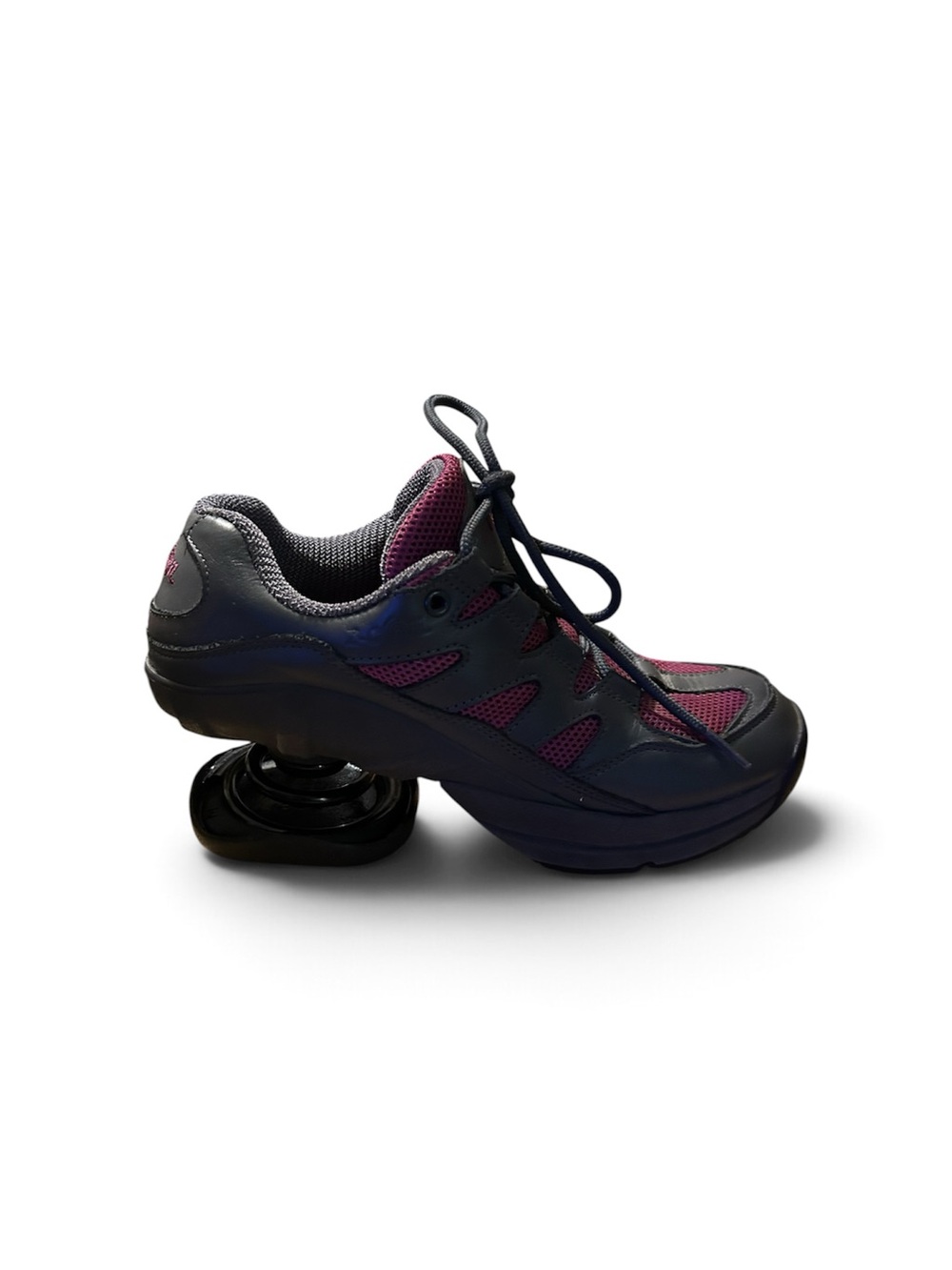 Women's Gray and Pink Athletic Walking Shoe